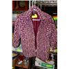 Image 1 : GIRLS YOUTH SIZE M FUN FUR JACKET