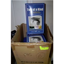 CASE OF 6 DOUBLE ROLL TOILET PAPER DISPENSERS