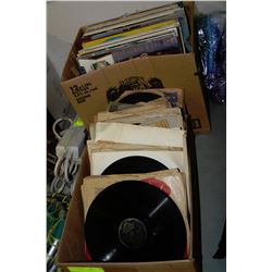 BOX OF 1940,50'S 78 RPM RECORDS