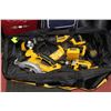 Image 1 : DEWALT BAG FILLED WITH DEWALT CORDLESS TOOLS