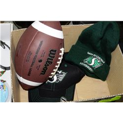 BOX W/SASKATCHEWAN ROUGHRIDERS