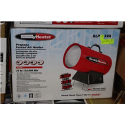 125K BTU PROPANE AIR FORCED HEATER