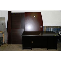 ONE DAMAGED SHOWHOME DESK SOLD WITH 2 UNASSEMBLED