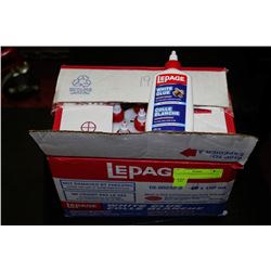 CASE OF 19 LEPAGE GLUE BOTTLES