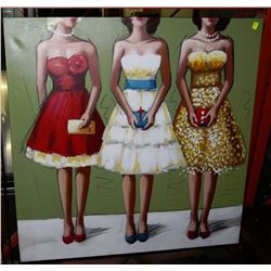 SHOWHOME LADY CANVAS PICTURE