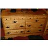 Image 1 : MAPLE 6 DRAWER DRESSER WITH MIRROR