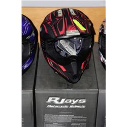 RJAYS DOT APPROVED YOUTH MOTORCYCLE HELMET LARGE