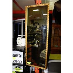 DECORATIVE FRAMED MIRROR - 15" X 42"