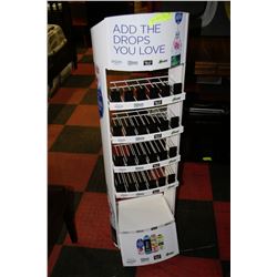 COMMERCIAL WATER STAND 53"H 4 SHELF