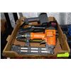 Image 1 : TRAY WITH 2 SENKO AIR STAPLERS,AND NAILER
