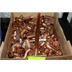 BOX WITH COPPER FITTINGS