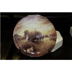 WINSOTN ROLAND "HAYING TIME PLATE" WITH COA/BOX