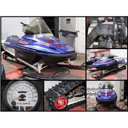 2001 POLARIS RMK 550 MOUNTAIN SLED BLUE