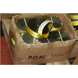 BOX OF 2"X35' CARGO TIE DOWN STRAPS