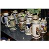 Image 1 : LOT OF 12 AVON COLLECTIBLE BEER STEINS
