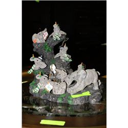 ELEPHANTS DISPLAY FROM THE HERD COLLECTION WITH