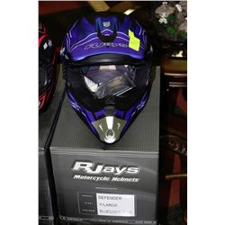 RJAYS DOT APPROVED YOUTH MOTORCYCLE HELMET LARGE