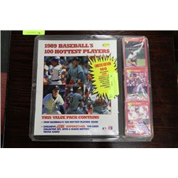 1989 BASEBALLS 100 HOTTEST PLAYERS COLLECTION