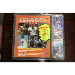 1988-89 BASEBALLS 100 HOTTEST ROOKIES COLLECTION