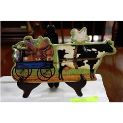 BRADFORD EXCHANGE "MOOOOOVING RIGHT ALONG" PLATE