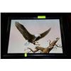 Image 1 : EAGLE PICTURE SIGNED BY CARSON - 15" X 19"