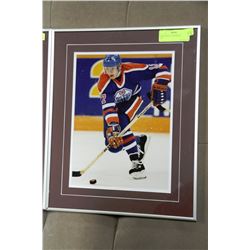 JARI KURRI #17 OILERS PICTURE - 13" X 16"