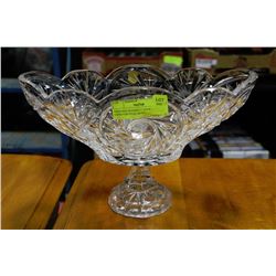 GENUINE HANDCUT PINWHEEL LEAD CRYSTAL BOWL