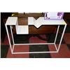 Image 1 : MODERN STYLED WHITE METAL HALL TABLE