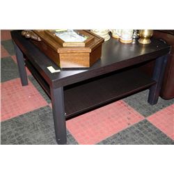 BROWN SQUARE COFFEE TABLE