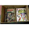 Image 1 : BOX  OF 18 VINTAGE COMIC BOOKS (12 CENT COVER