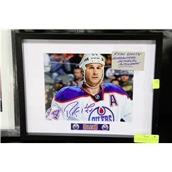 RYAN SMYTH FRAMED AUTOGRAPH PICTURE - COMES W/ COA
