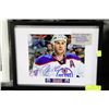 Image 1 : RYAN SMYTH FRAMED AUTOGRAPH PICTURE - COMES W/ COA