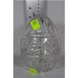 BOHEMIA CRYSTAL EGG MADE IN CZECH REPLUBLIC