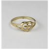 Image 1 : 10 K YELLOW GOLD GIRL'S HEART & CROSS