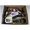 Image 1 : BOX W/COMPASS, KNIFE, MONEY CLIP, ETC.