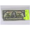 Image 1 : 1937 CANADIAN TWENTY DOLLAR BANKNOTE