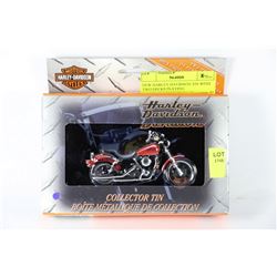 NEW HARLEY DAVIDSON TIN WITH TWO DECKS PLAYING