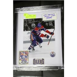 LEON DRAISAITL ROOKIE CARD FRAMED