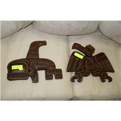 LOT OF 2 NATIVE TRIBAL CARVINGS