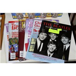 COLLECTION OF 5 THE BEATLES MAGAZINES & 1 BOOK