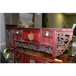 WOOD CARVED MANTLE TOP CABNET ON CHOICE