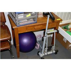 SOLID WOOD ESTATE DESK WITH SINGLE DRAWER