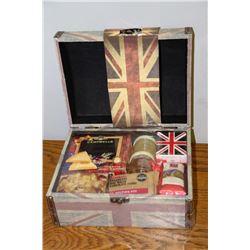 FOOD HAMPER FROM GREAT BRITAIN IN BOX