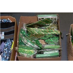 BOX OF ST PATRICKS CELEBRATION INCL. TIES,TATTOOS,