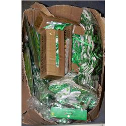 BOX OF ST.PATRICKS STUFF INCLUDING SUSPENDERS,