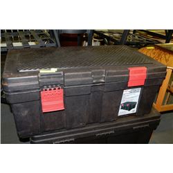 BLACK LOCKABLE 118 L STORAGE LOCKER