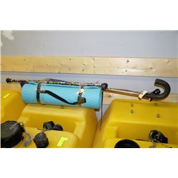 LOT OF CANES/YOGA MAT AND CHAIR