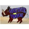 Image 1 : STAINED GLASS WARTHOG