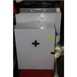 PAIR OF LARGE LOCKABLE FIRST AID CASES