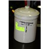 Image 1 : ALBERTA POTTERIES 1/2 GAL CROCK WITH LID